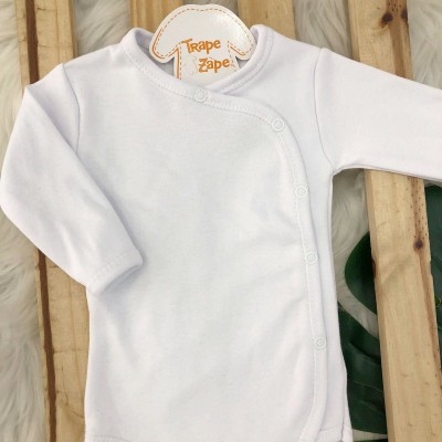 Body Kimono M/l Branco liso